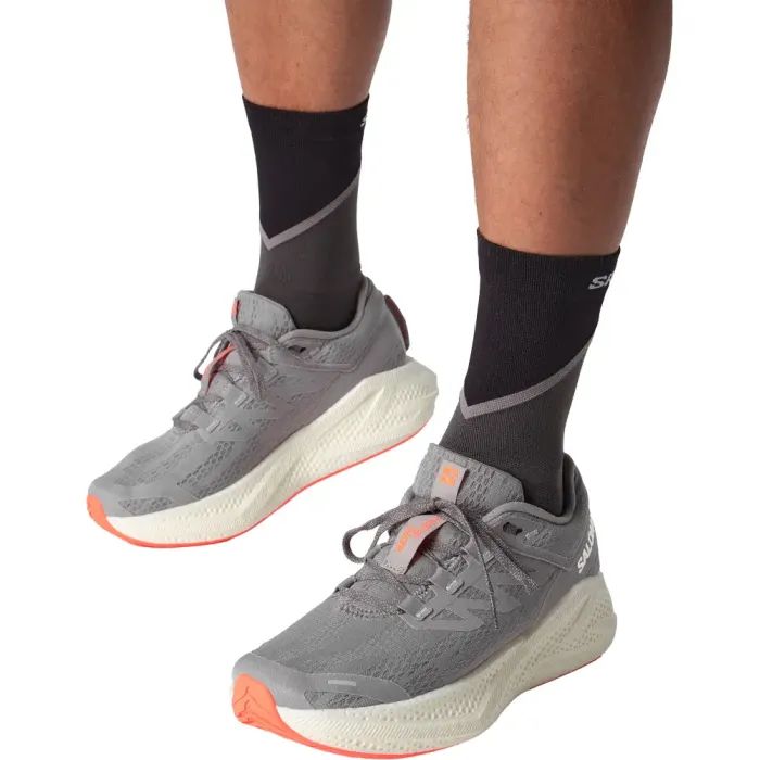 Кроссовки Salomon Aero Glide 3 Alloy/Vanilla Ice/Neon Flame 9.5 (L47810600-9.5) изображение 7