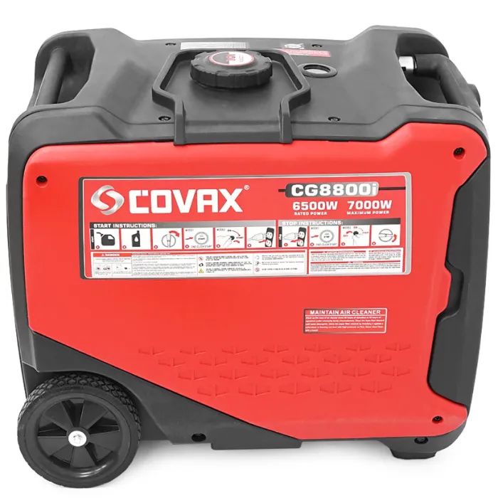 Генератор COVAX инверторный CG8800i, 7.0kW, 220V, 50Hz, бак 10L, 45kg (CG8800i) изображение 5