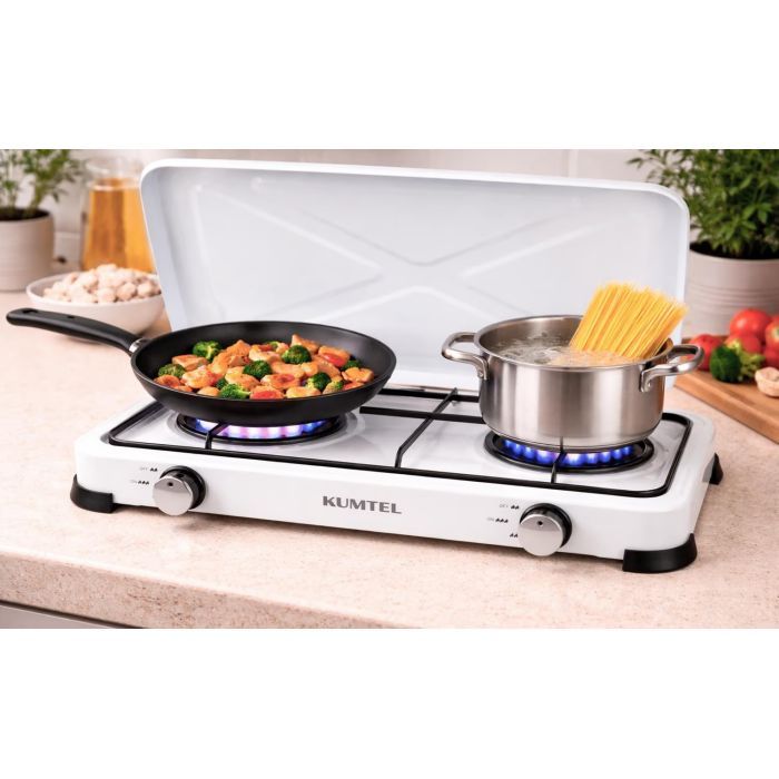 Настільна плита KUMTEL HGCL-1002W зображення 7