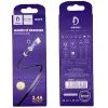 Дата кабель USB 2.0 AM to USB-C magnetic black Denmen (DN-D09T-BK) изображение 3