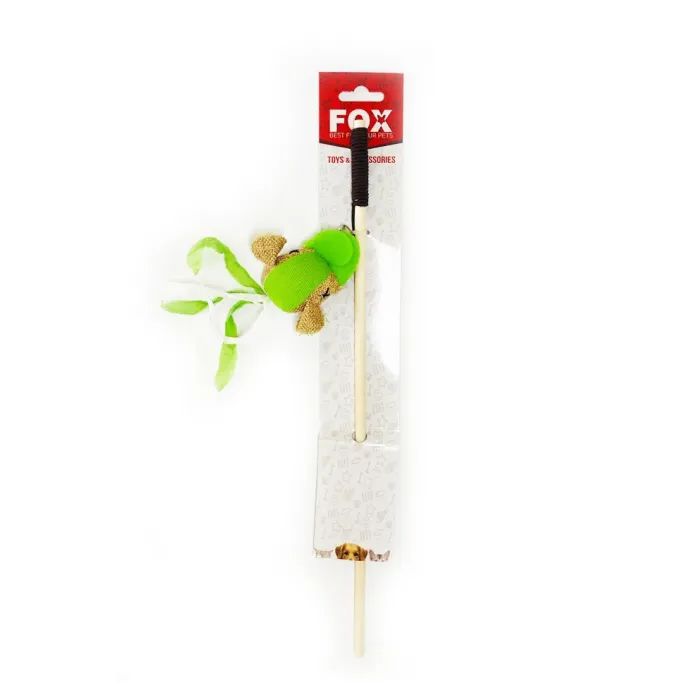Игрушка для кошек "FOX" Удочка-дразнилка ECO "Мышь" (6912102124673)