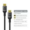 Кабель мультимедийный DisplayPort M to DisplayPort M 3.0m V2.1 16K black ColorWay (CW-CBDP092-BK) изображение 4
