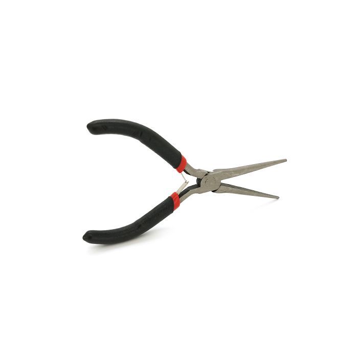 Плоскогубцы Voltronic круглогубцы 4,5-дюймовые, черно-красные ручки, 120мм (YT-VL120R)