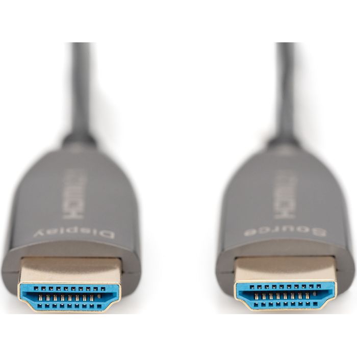 Кабель мультимедийный HDMI M to HDMI M 20m 8K AOC hybrid-fiber black Digitus (AK-330126-200-S) изображение 3
