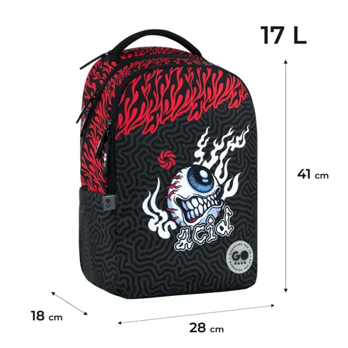 Рюкзак шкільний GoPack Teens 135M-4 (GO26-135M-4) зображення 12