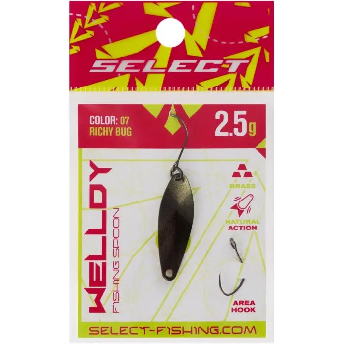 Блешня Select Welldy 2.5g 31mm 33 Rusty Greench (1870.81.16) зображення 2