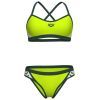 Купальник Arena Icons Bikini Cross Back Solid 005037-660 салатовий 38 (3468337529248) зображення 6