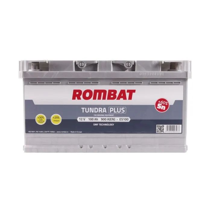 Аккумулятор автомобильный ROMBAT 6CT-100 (0) Tundra Plus E5100