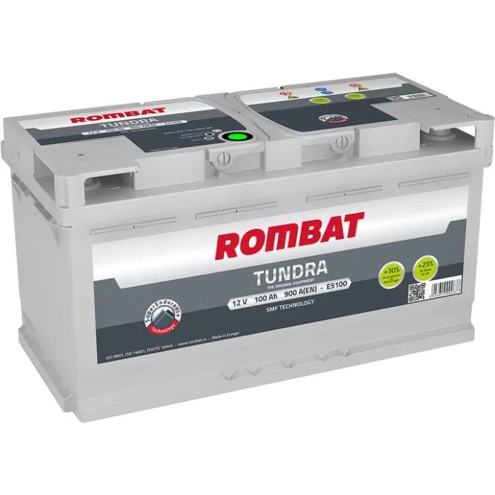 Аккумулятор автомобильный ROMBAT 6CT-100 (0) Tundra Plus E5100 изображение 2