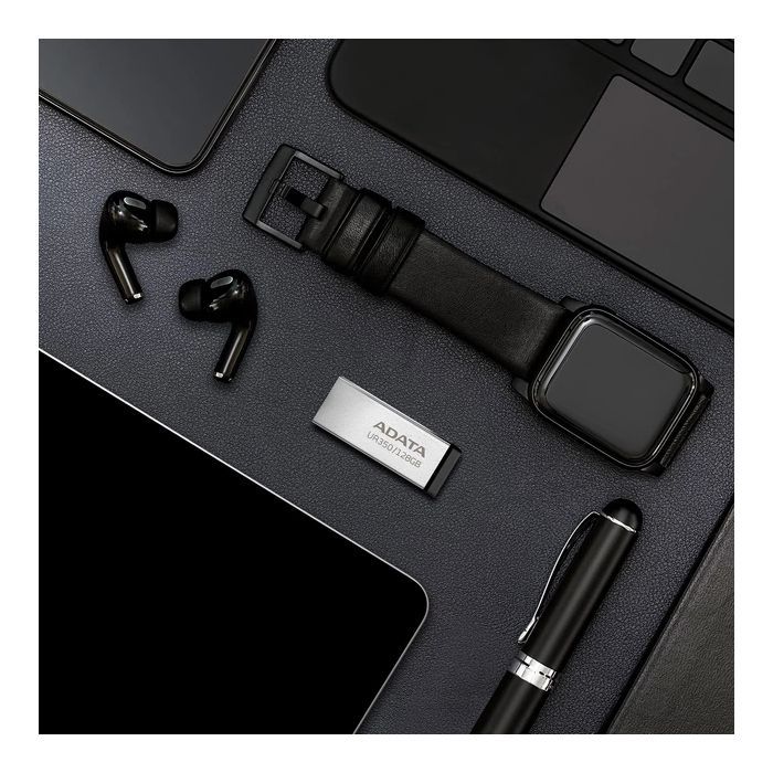 USB флеш накопитель ADATA 128GB UR 350 Silver/Black USB 3.2 (UR350-128G-RSR/BK) изображение 6