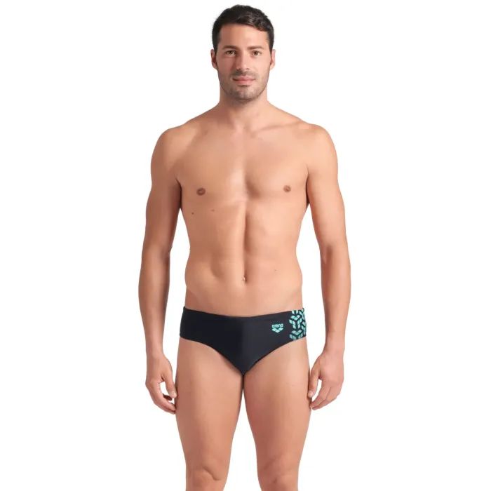 Плавки Arena Kikko V Swim Briefs 006750-510 чорний, білий 80 (3468337062479)