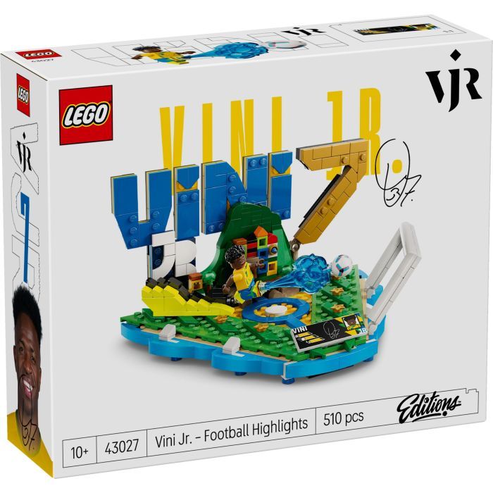 Конструктор LEGO Editions Football Винисиус Жуниор — лучшие моменты футбольных матчей (43027)