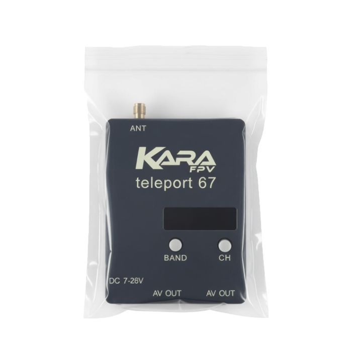 Видеоприемник (VRX) KaraFPV Teleport67 6.1G-7.2G (RX6704) изображение 11