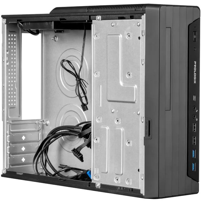 Корпус для ПК Prologix E117 Slim 400W Black зображення 2