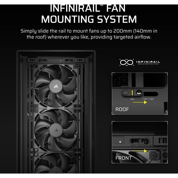 Корпус для ПК Corsair CORSAIR FRAME 5000D RS (4xRS140) (CC-9011307-WW) изображение 5