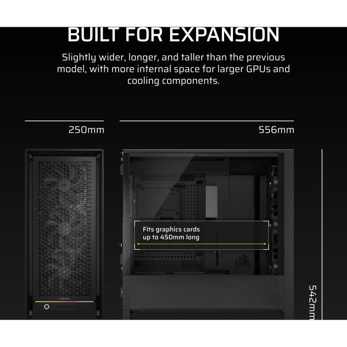 Корпус для ПК Corsair CORSAIR FRAME 5000D RS (4xRS140) (CC-9011307-WW) изображение 9