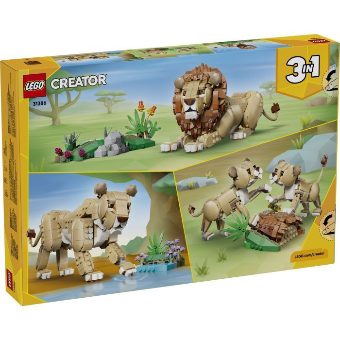 Конструктор LEGO Creator Дикие животные: Величественный лев (31386) изображение 10