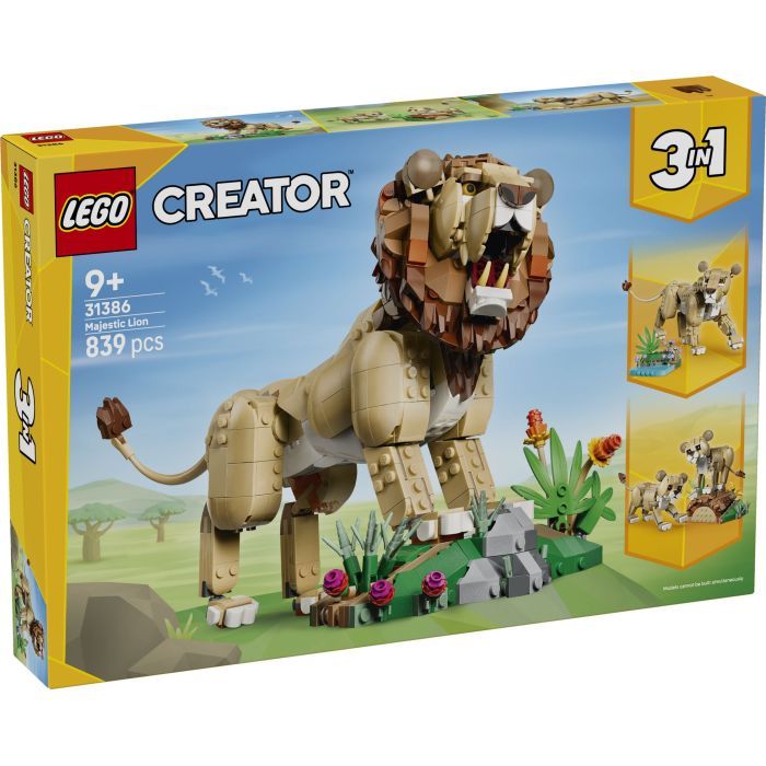Конструктор LEGO Creator Дикие животные: Величественный лев (31386)