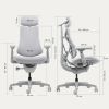 Офісне крісло LiberNovo Omni Space Gray 48 см (CP-GW-0000015-00-00) зображення 15