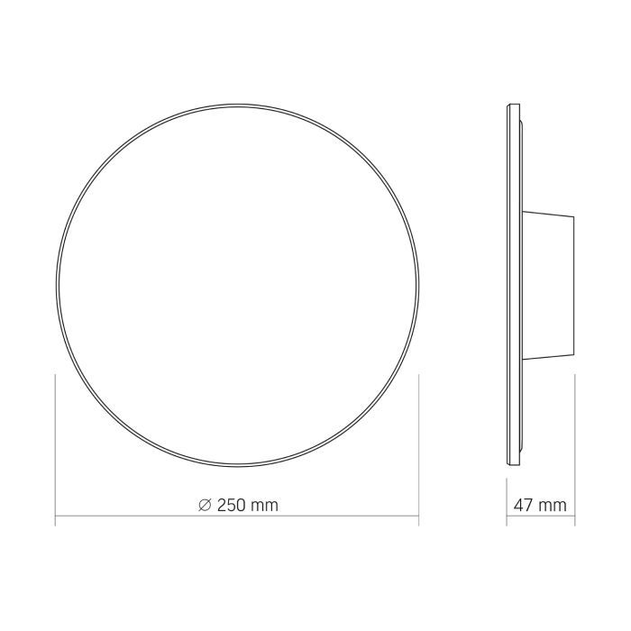 Світильник Videx IP65 VIDEX WL03 18W 3000K-4000K-6500K Black (VL-WL03-18CB) зображення 6