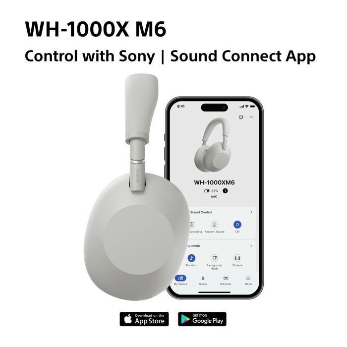 Навушники Sony WH-1000XM6 Sand Pink (WH1000XM6P.E) зображення 20