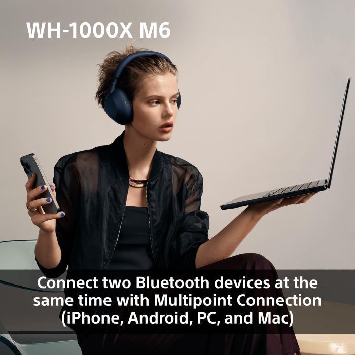 Навушники Sony WH-1000XM6 Sand Pink (WH1000XM6P.E) зображення 9