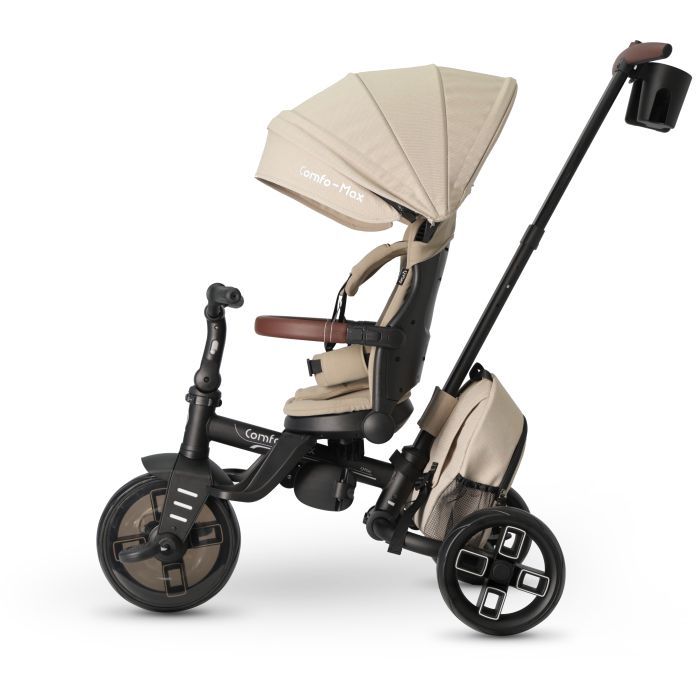 Детский велосипед QPlay Comfo Max складаний триколісний Beige (T70 ComfoMaxBeige) изображение 5
