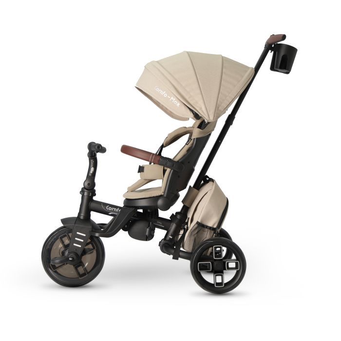 Детский велосипед QPlay Comfo Max складаний триколісний Beige (T70 ComfoMaxBeige) изображение 6