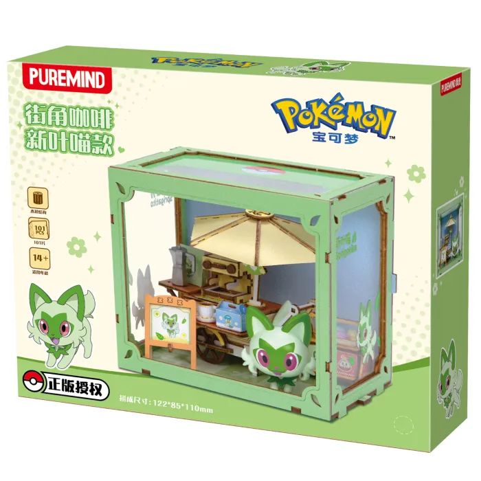 Пазл Puremind 3D Coffee Cart-Sprigatito (1804)