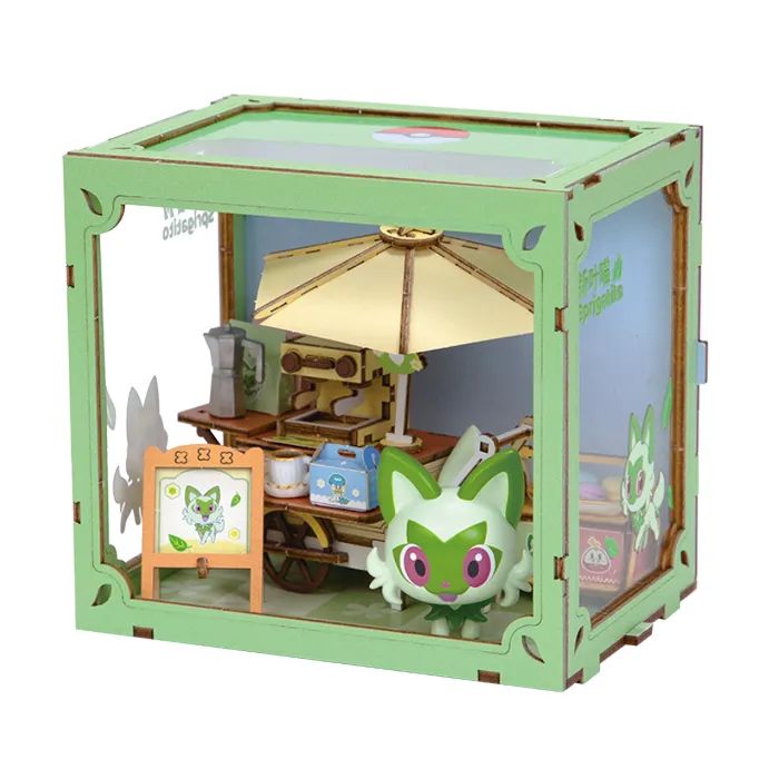 Пазл Puremind 3D Coffee Cart-Sprigatito (1804) изображение 3