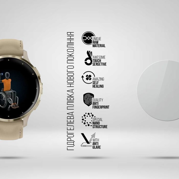 Плівка захисна Armorstandart Matte hydrogel Garmin Venu 3S 41mm 6 pcs (ARM92032) зображення 2