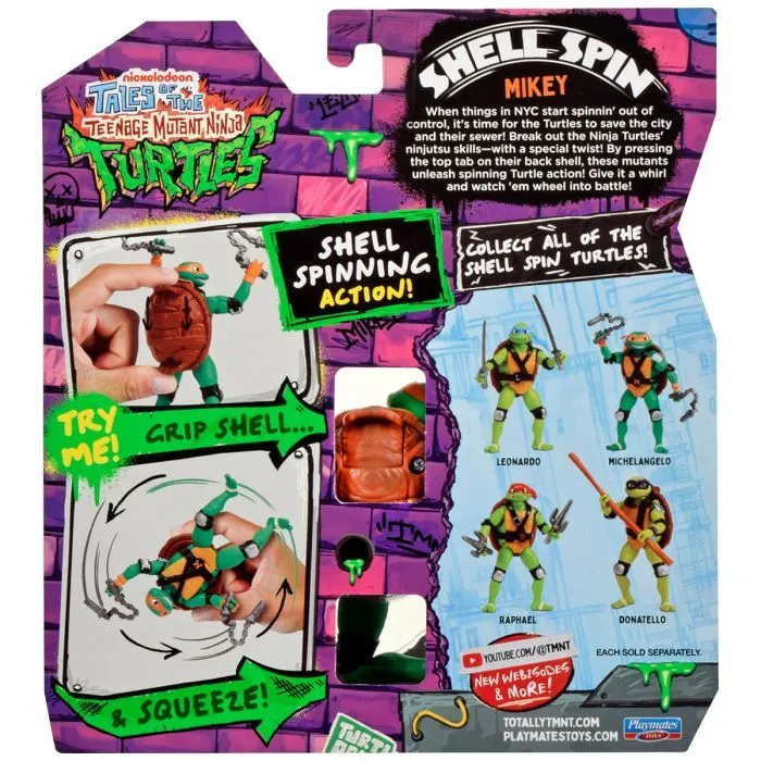 Фигурка TMNT Черепашки-Ниндзя Панцирный вихрь Майки (83831) изображение 5