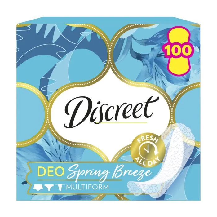 Ежедневные прокладки Discreet Deo Spring Breeze 100 шт. (8006540222645)