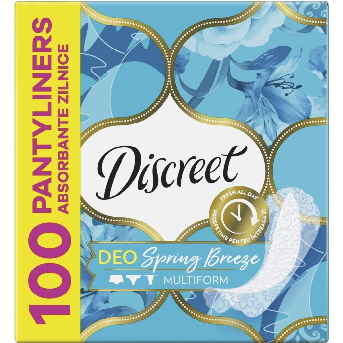 Ежедневные прокладки Discreet Deo Spring Breeze 60 шт. (8700216153096) изображение 2