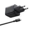 Зарядное устройство Ugreen X517 USB-C PD25W GaN + cable USB-C to USB-C 1.0m black (75103) изображение 3