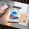 Бумага для рисования Kite Скетчбук на спирали для акварели Creative А5, 20 листов (K-1283) изображение 5