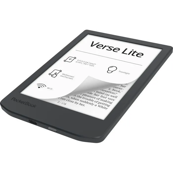Електронна книга Pocketbook 619 Verse Lite, Midnight Grey (PB619-T-WW) зображення 6