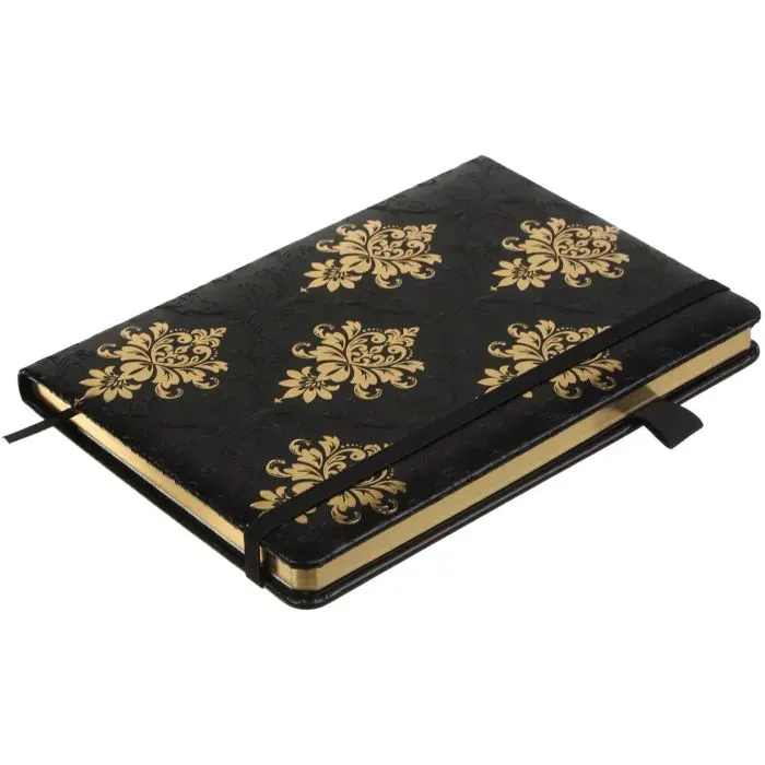 Книга записна Buromax ROYAL, А5, 96 аркушів, клітинка, чорний (BM.295125-01) зображення 3