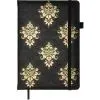 Книга записна Buromax ROYAL, А5, 96 аркушів, клітинка, чорний (BM.295125-01)