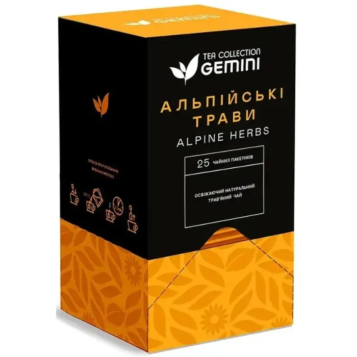 Чай Gemini Альпийские травы 25х2 г (gm.02660)