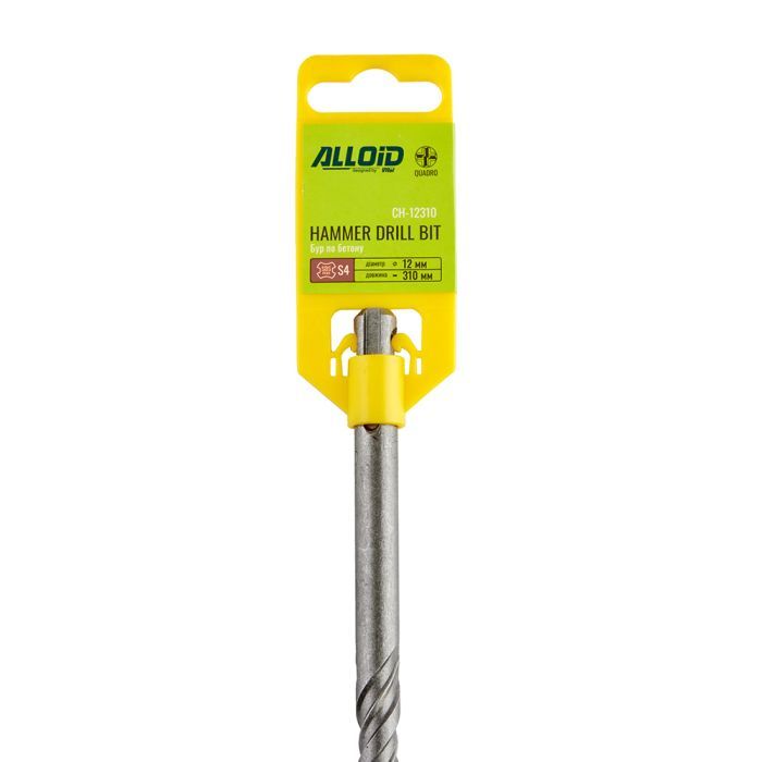 Бур Alloid по бетону, SDS-plus, S4 QUADRO, 10×310мм (CH-10310) изображение 3