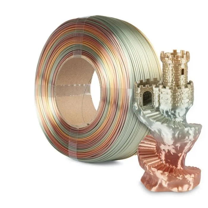 Пластик для 3D-принтера Spectrum PLA Silk Rainbow 1.75mm 1kg ReFill Ancient (81289) изображение 3