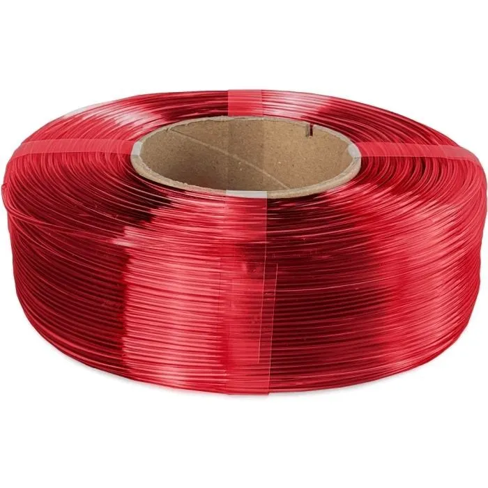 Пластик для 3D-принтера The Filament PETG Transparent 1.75mm 1kg ReFill, Red (TF-24069) зображення 2