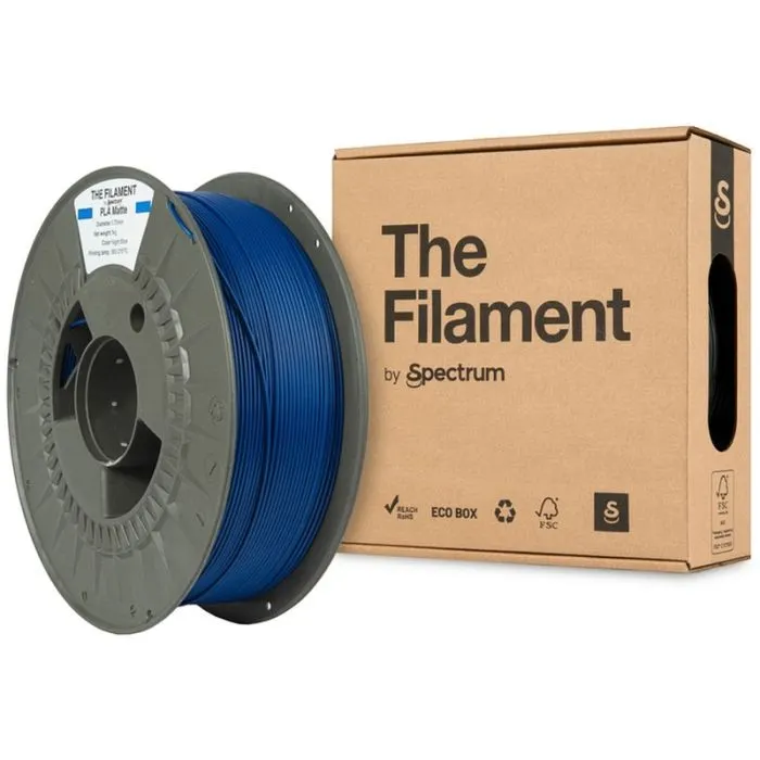 Пластик для 3D-принтера The Filament PLA Matte 1.75mm 1kg BLUE, NIGHT (TF-24205) зображення 3