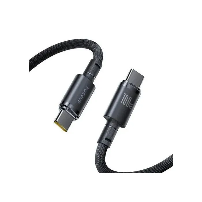 Дата кабель USB-C to USB-C 1.0m 100W black Baseus (E0426W00)