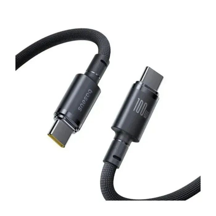 Дата кабель USB-C to USB-C 1.0m 100W black Baseus (E0426W00)