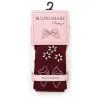 Колготки детские BNM с цветами из страз (M0C0302-1163-9G-red) изображение 3