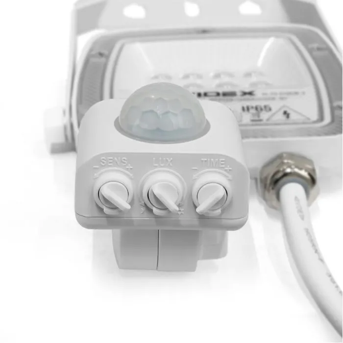 Прожектор Videx F5 10W 3000-5000-6500K з датчиком руху 230V White (VL-F5-010CW-S) зображення 5