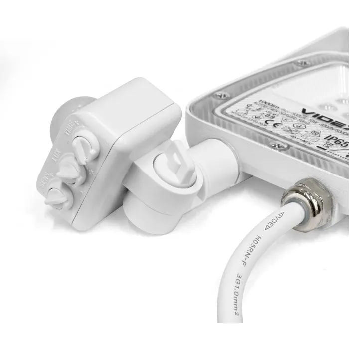 Прожектор Videx F5 10W 3000-5000-6500K з датчиком руху 230V White (VL-F5-010CW-S) зображення 7