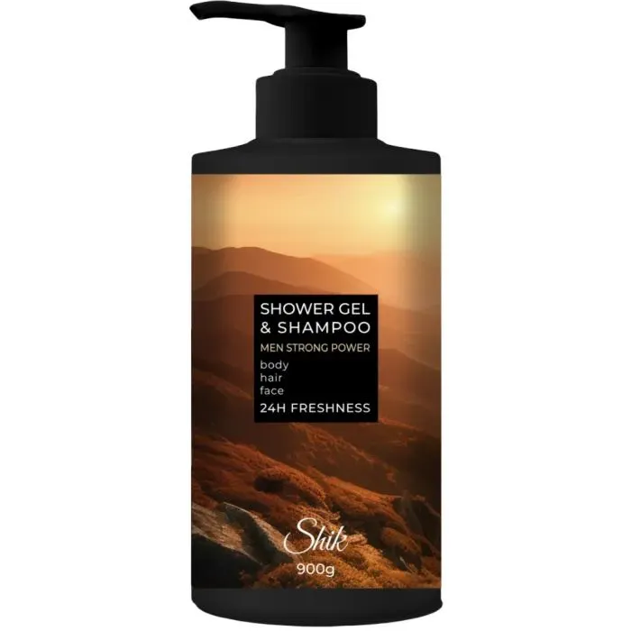 Гель для душа Shik Men Strong Power Shower Gel&Shampoo 900 г (4823107609077)